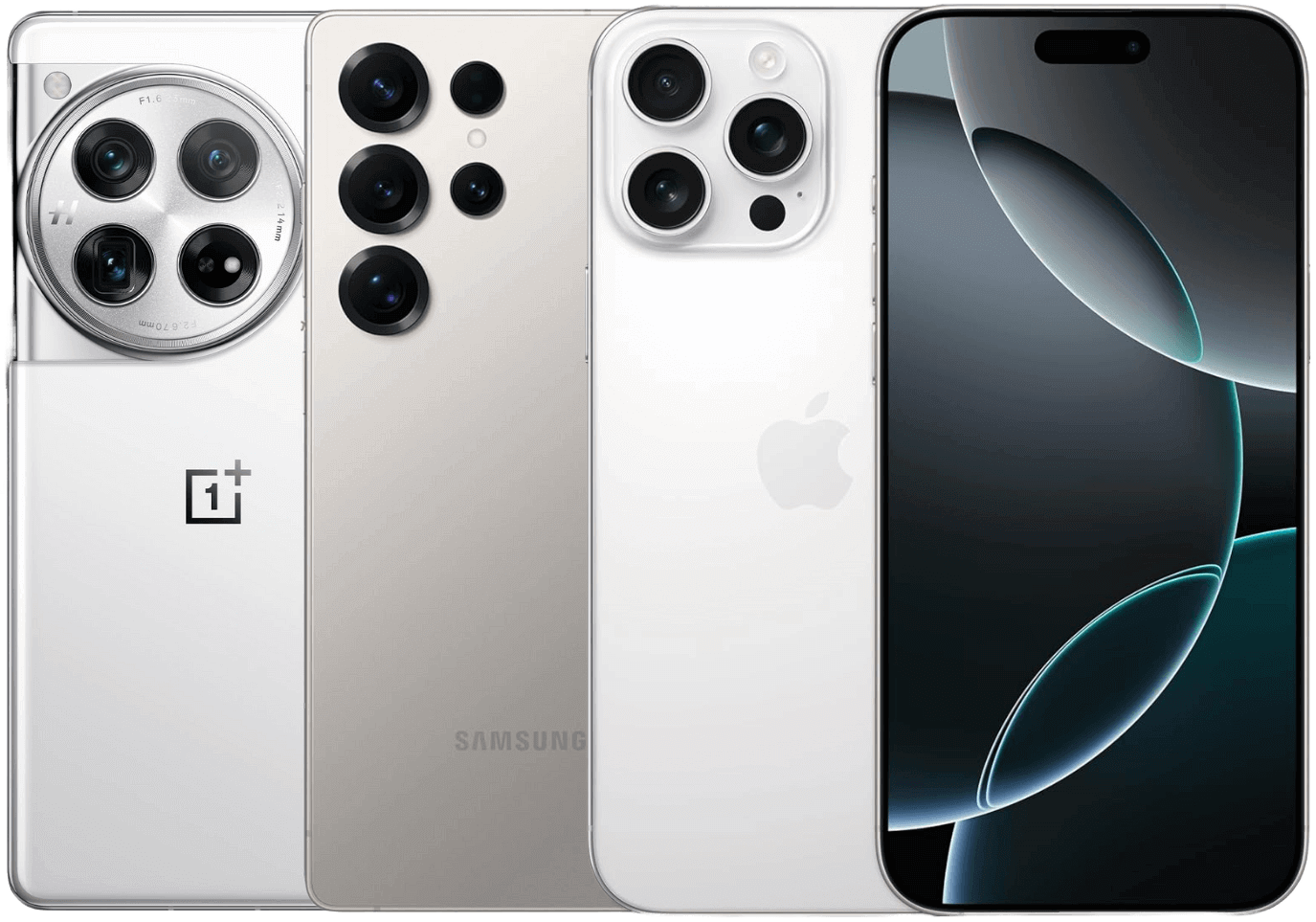 White iPhone with transparent background